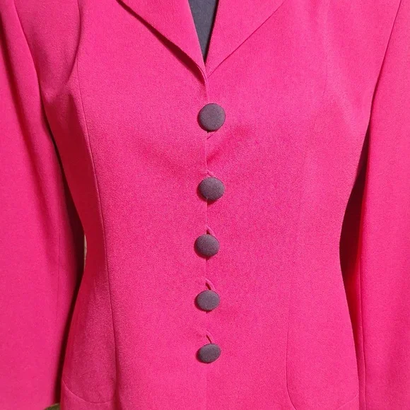 Christian Dior size 6 red blazer - Picture 2 of 10